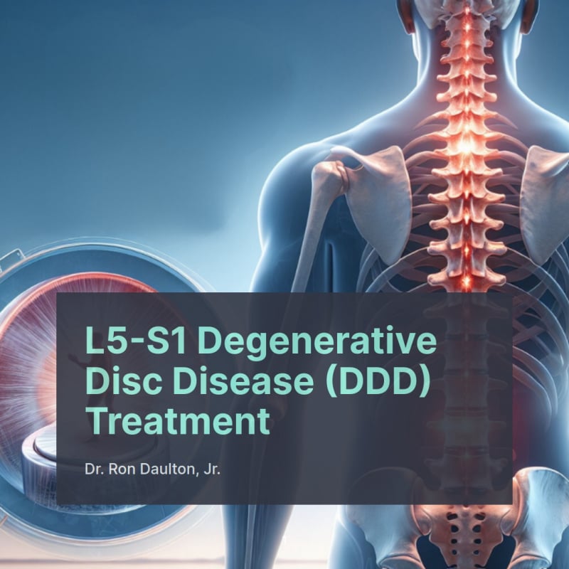L5-S1 Degenerative Disc Disease (DDD) Treatment