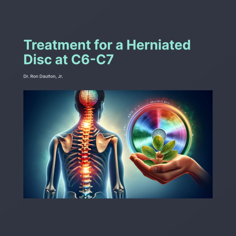 Treatment for a Herniated Disc at C6-C7