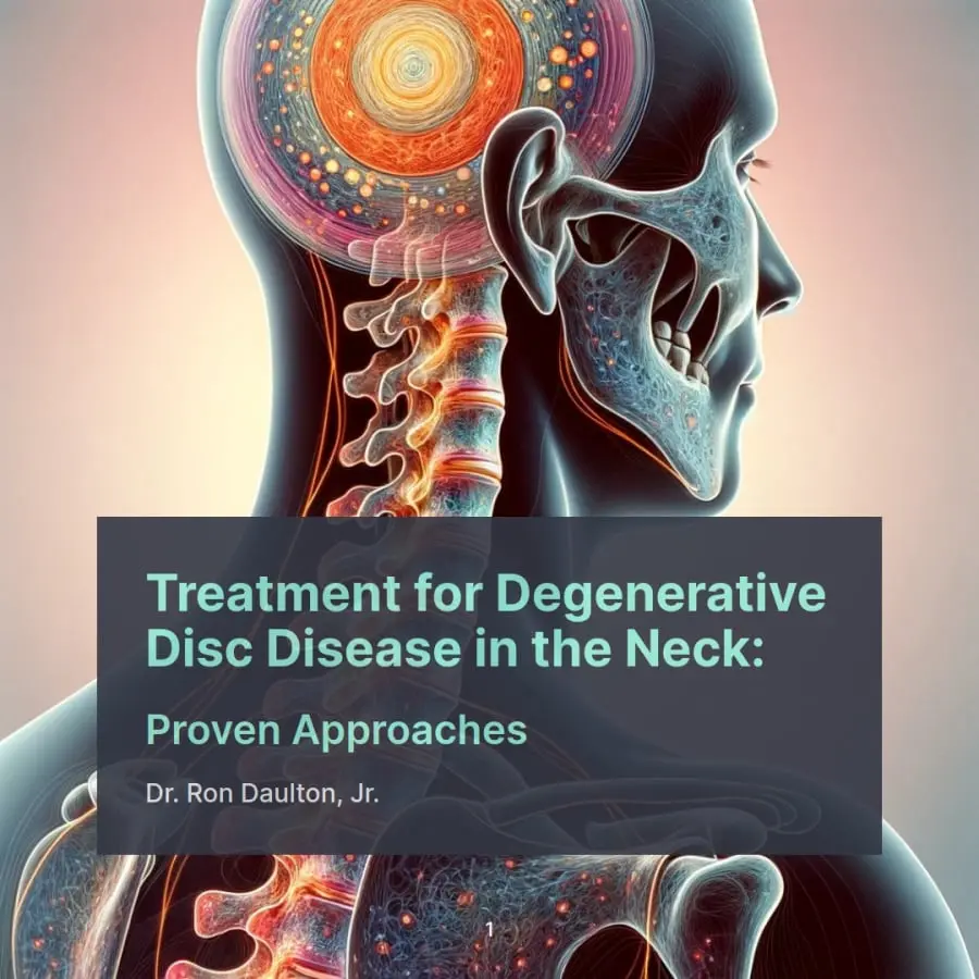 Treatment for Degenerative Disc Disease in the Neck